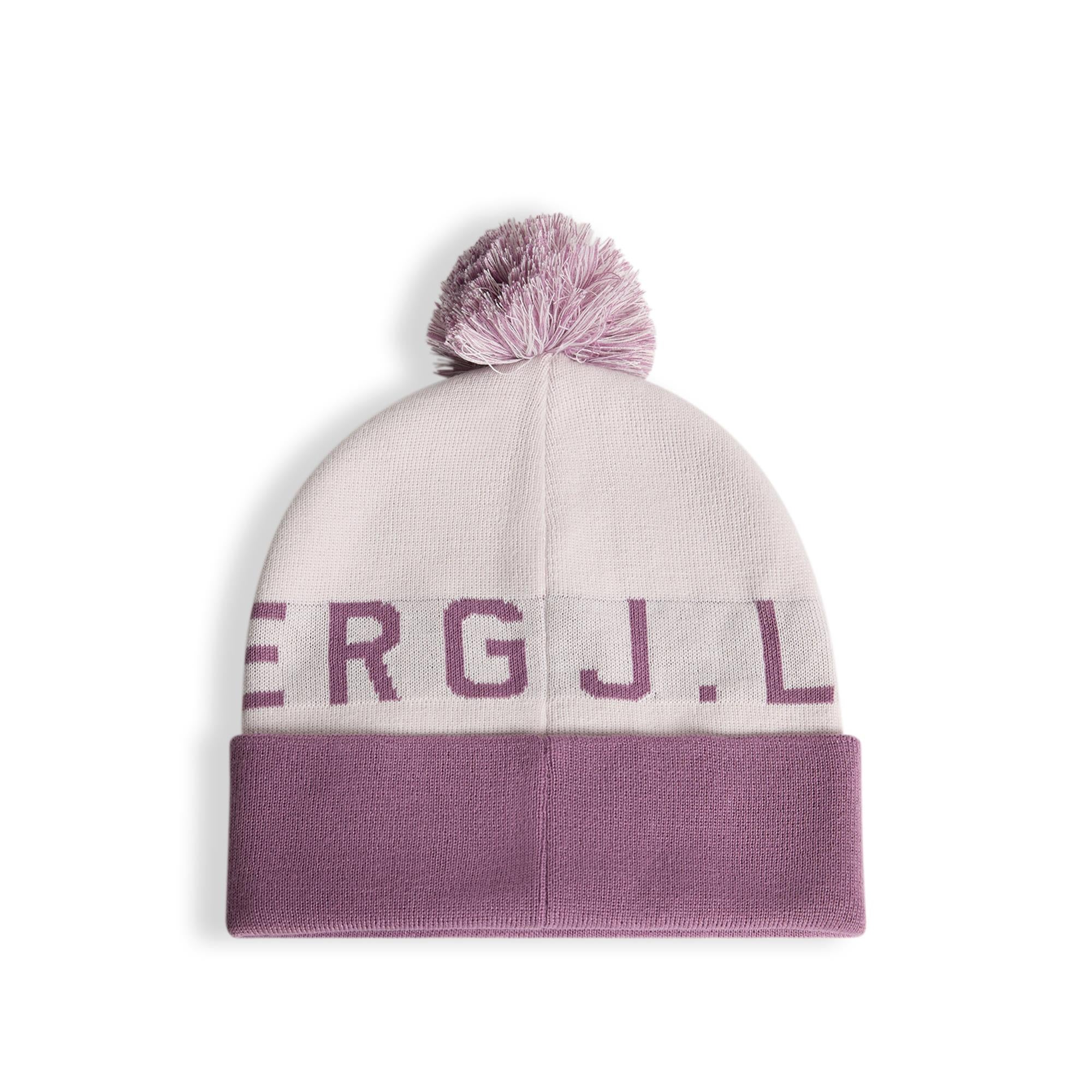 J Lindeberg Brannon Mens Beanie Grey Lilac